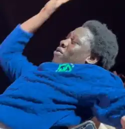 Image of Doums crowd surfing at the "Zénith de Dijon" in Dijon, France