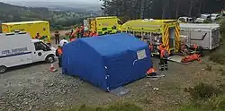 Search and Rescue exercise in the Dublin Mountains