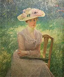 Jenny Montigny, 1902 painted by the artist