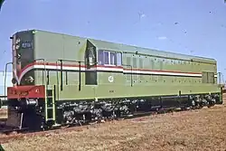 An EMD G16 used by the Egyptian National Railways
