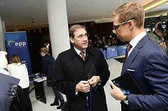 Stubb and Pedro Passos Coelho in 2016