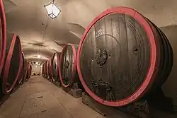 Early 1800s barrels in the estate