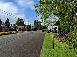 East Minnehaha entrance sign