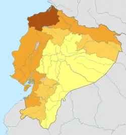 Brown: 10% - 99%, Orange: 5% - 10%, Light orange: 2% - 5%, Yellow: 0% - 2%