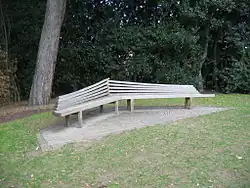 Seat in Edinburgh Botanics