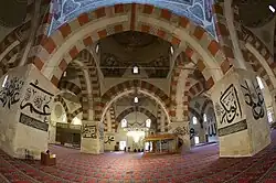 Interior of the Old Mosque of Edirne