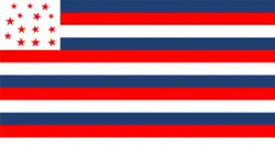 Flag flown by the pioneers of Nephi, c. 1850–1851