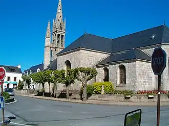 The church of Saint-Pierre, in Riec-sur-Bélon