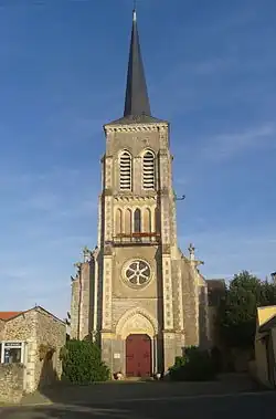 The church of Saint-Martin, in Préaux