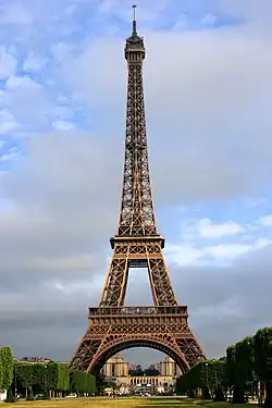 The Eiffel Tower in Paris