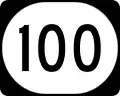 Iowa Highway 100 marker