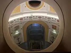 Looking into the Chapel from above