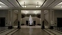 Washington, DC, August 4, 2009 – US Capitol building, east side, dome and steps.