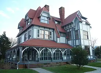 Emlen Physick Estate in Cape May Historic District, New Jersey, by Frank Furness