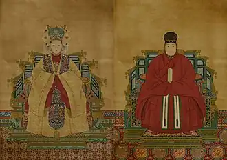 Emperor Shenzong and Empress Xiaoduan