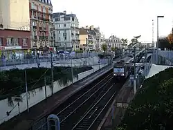 View of the station from pl. Foch