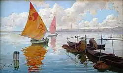 Enrique Simonet, Venetian marine, 1887–1890