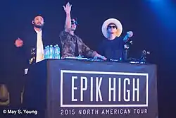 Epik High performing in 2015