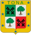 Official seal of Tona, Santander