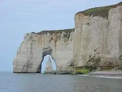 Limestone cliffs in Étretat