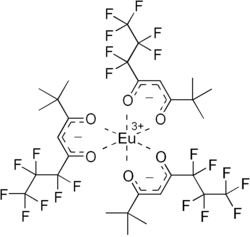 Skeletal formula of EuFOD