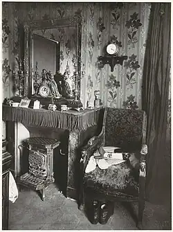 Interior from Paris; taken by Eugène Atget circa 1910