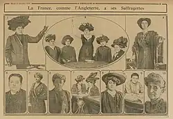 France, like England, has its Suffragettes Excelsior, December 13, 1910
