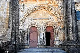 North portal of the church