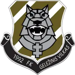 FK Geležinis Vilkas logo