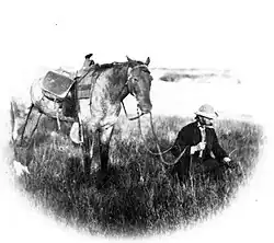 Dr. Hayden at work, 1870 survey