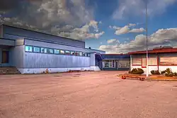 View of the village school