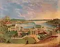 Fairmount Waterworks - Philadelphia by Nicolino Calyo, c. 1834
