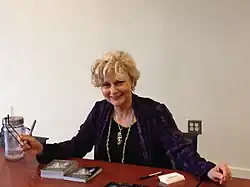 Faith Hunter speaking at Athens-Clarke County Library in 2014