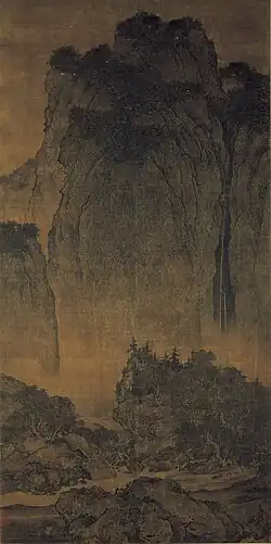 Travelers among Mountains and Streams (谿山行旅), Fan Kuan (c. 960 – 1032)