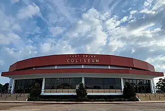 Fant–Ewing Coliseum exterior main entrance