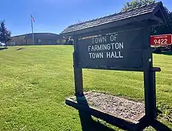Town hall along WIS 28 in Boltonville