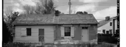 Slave quarters at Felix Vallé House State Historic Site, Ste. Genevieve, Missouri