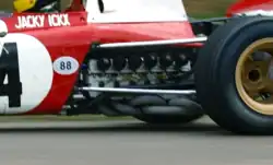 Ferrari Tipo 001 installed in a 312B2