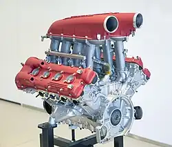F136E engine, rear left