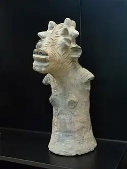 Anthropomorphic figurine; 9th-16th century; terracotta; Musée du quai Branly