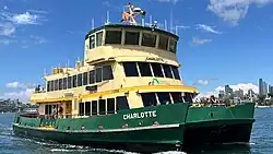 MV Charlotte at Neutral Bay Wharf