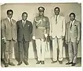 The Four Musketeers with Col. Mobolaji Johnson (Governor of Lagos State)