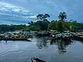 Fishing boats. Idenau, Cameroon