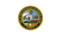 Flag of Lowell, Massachusetts