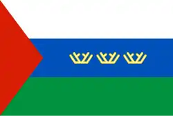 Flag of Tyumen Oblast, (24 May 1995–25 October 2008)