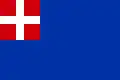 Flag of the Kingdom of Sardinia used in the late 18th century (1783–1802)