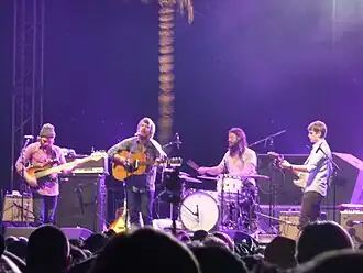 Fleet Foxes performing at Coachella in 2009