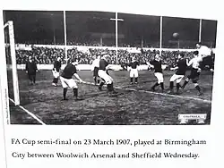 Arsenal v Wednesday, St Andrew's, 1907