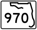 State Road 970 marker