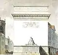Project for a fountain near Saint-Eustache, Paris, 1766.